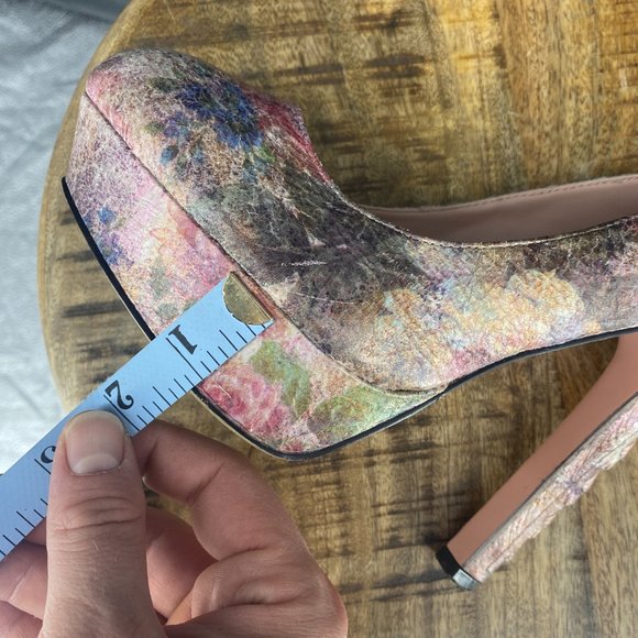 Betsey Johnson Floral Platform Heels - Picture 12 of 12